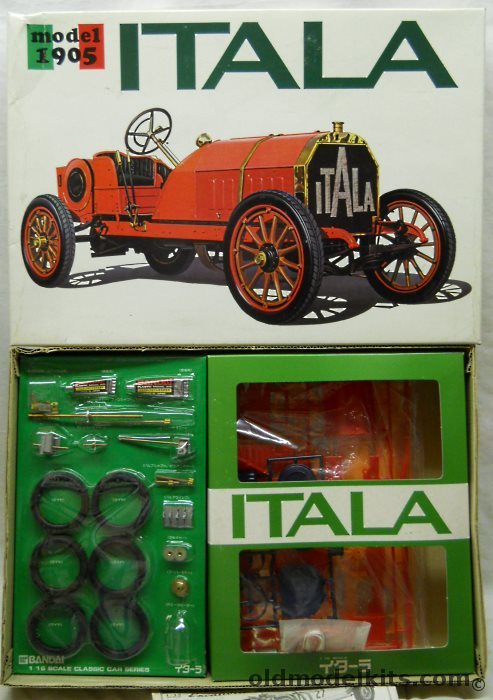 Bandai 1/16 1905 Itala Motorized, 0538063 plastic model kit